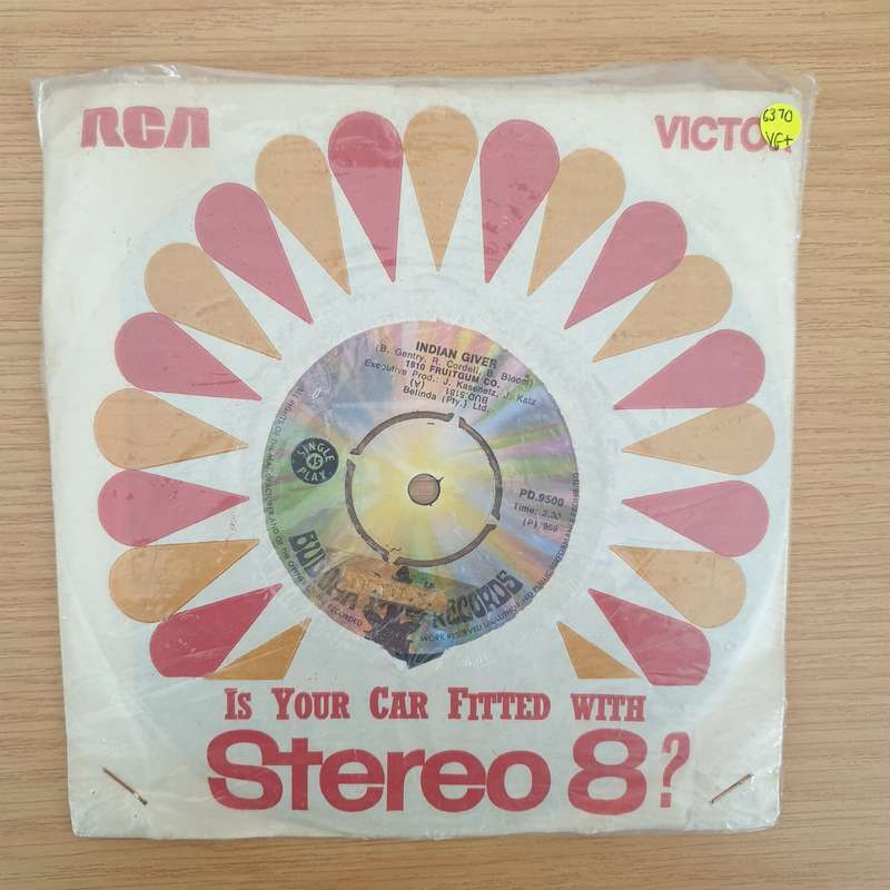 1910 Fruitgum Co.  Indian Giver - Vinyl 7" Record - Very-Good+ Quality (VG+) (verygoodplus7)