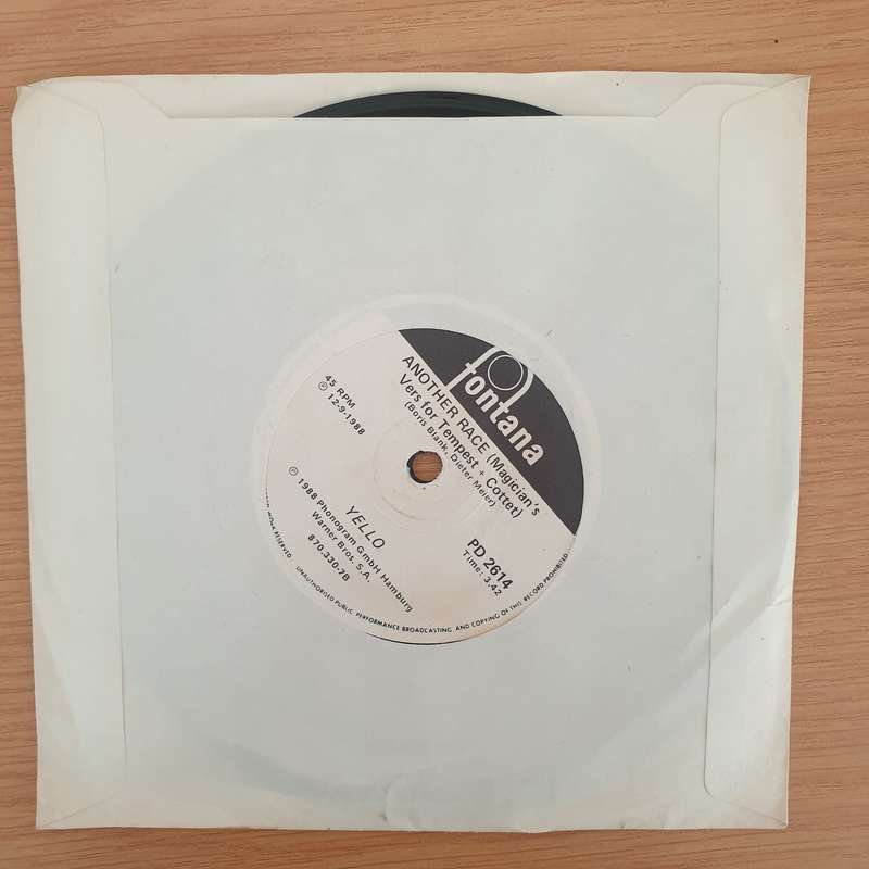 Yello  The Race - Vinyl 7" Record - Very-Good+ Quality (VG+) (verygoodplus)