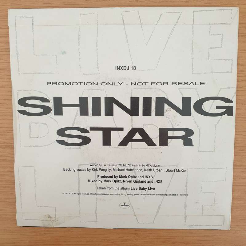 INXS  Shining Star - Vinyl 7" Record - Very-Good+ Quality (VG+) (verygoodplus7)