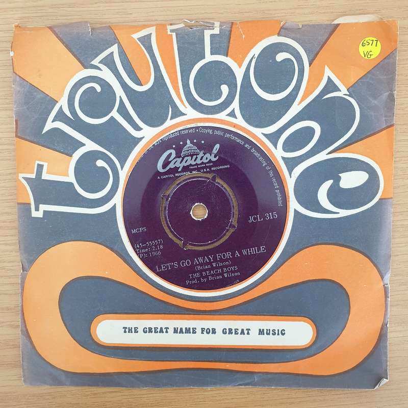 The Beach Boys  Good Vibrations - Vinyl 7" Record - Very-Good Quality (VG)  (verry7)