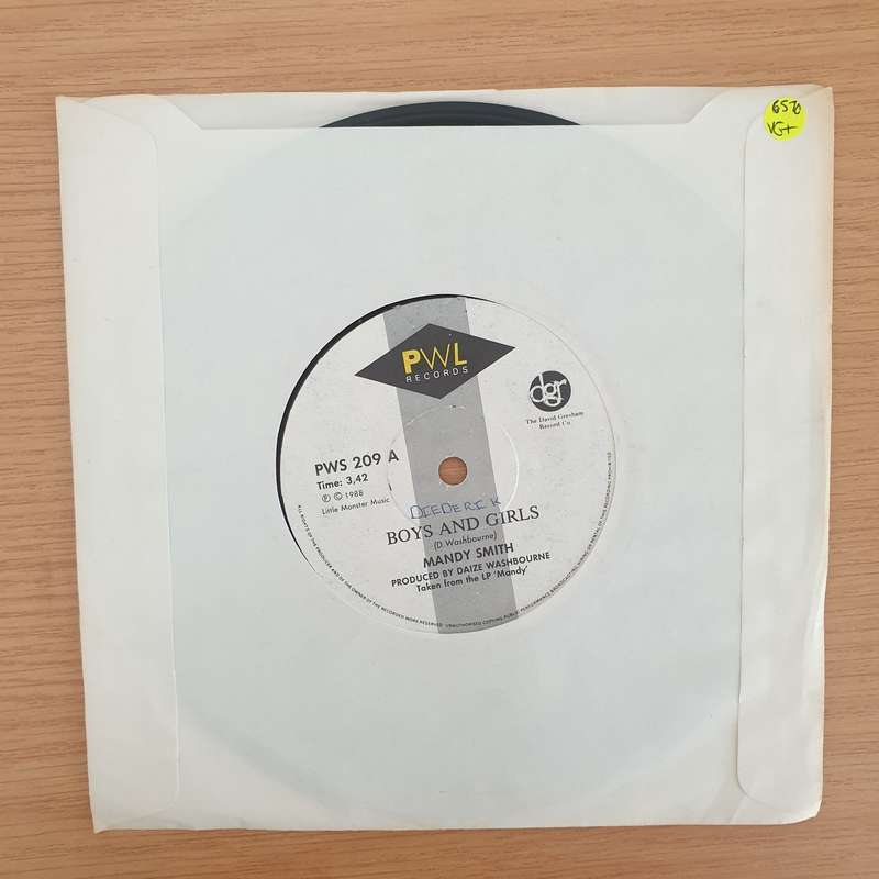 Mandy  Boys And Girls - Vinyl 7" Record - Very-Good+ Quality (VG+)
