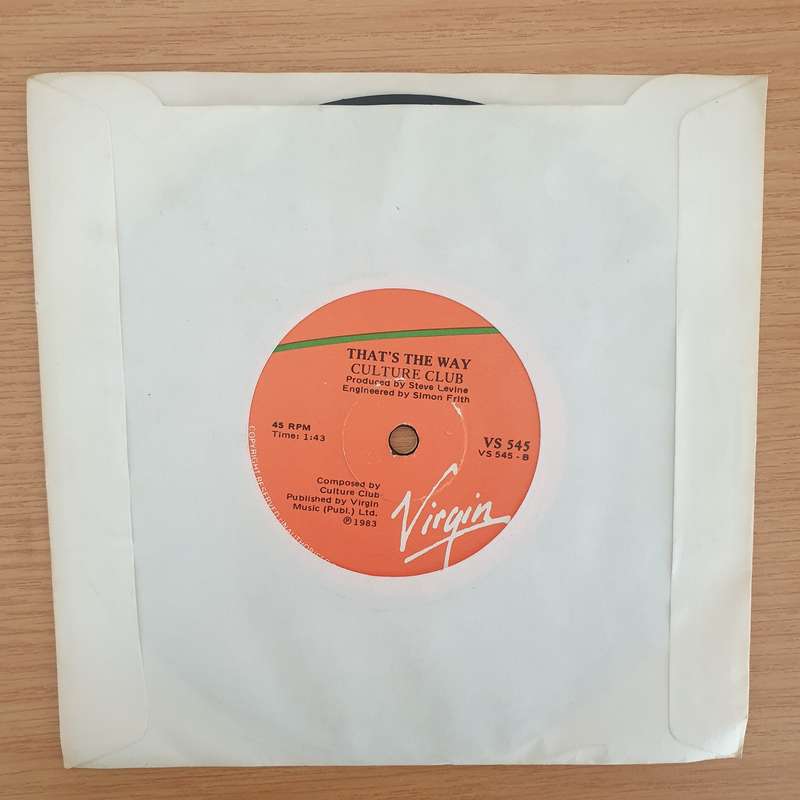Culture Club  Karma Chameleon - Vinyl 7" Record - Very-Good+ Quality (VG+) (verygoodplus7)