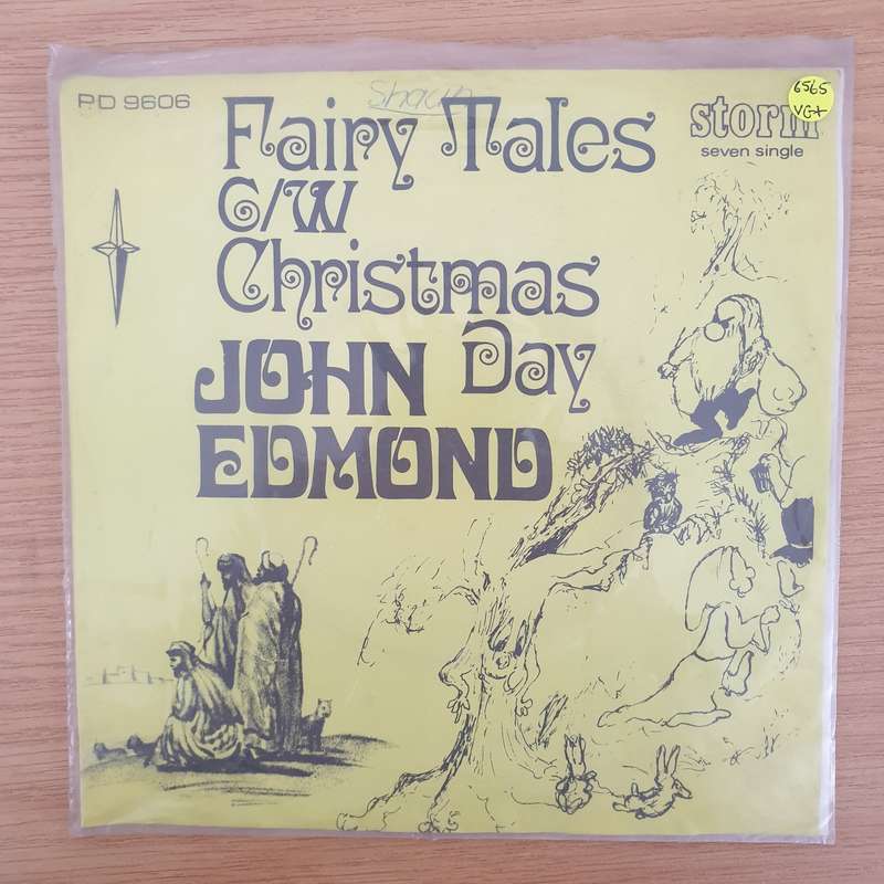 John Edmond  Fairy Tales - Vinyl 7" Record - Very-Good+ Quality (VG+) (verygoodplus7)