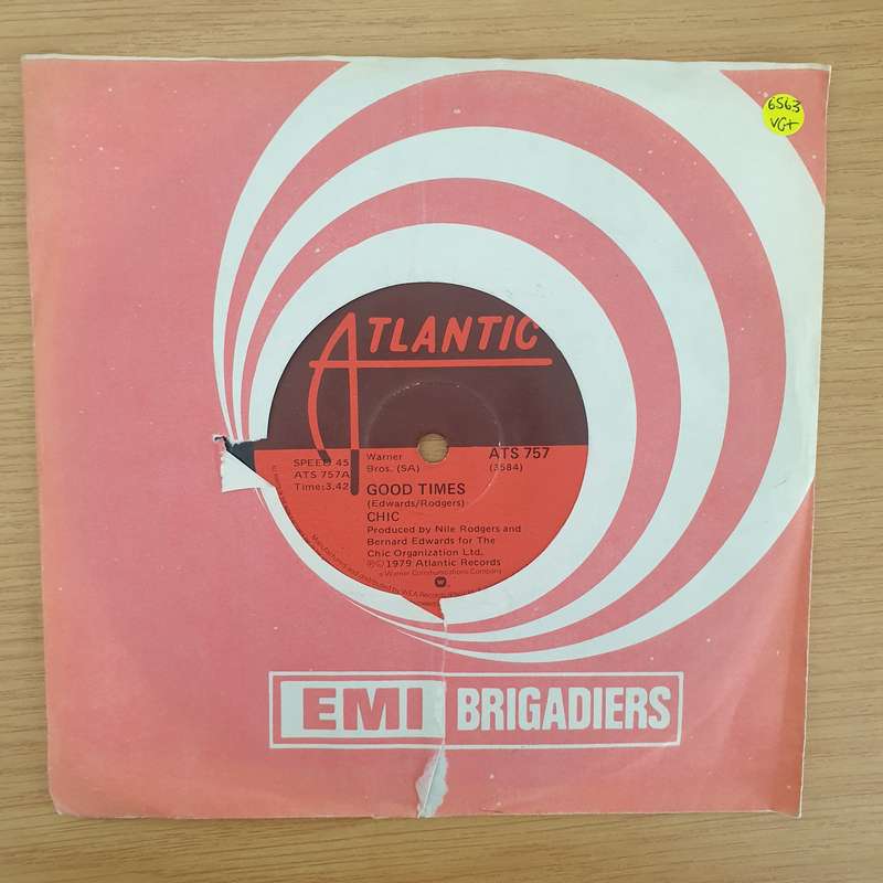 Chic  Good Times - Vinyl 7" Record - Very-Good+ Quality (VG+) (verygoodplus7)