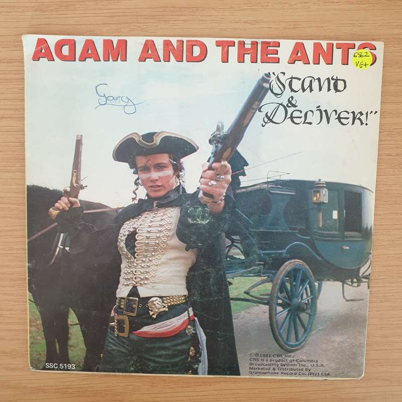 Adam And The Ants  Stand & Deliver! - Vinyl 7" Record - Very-Good+ Quality (VG+) (verygoodplus7)
