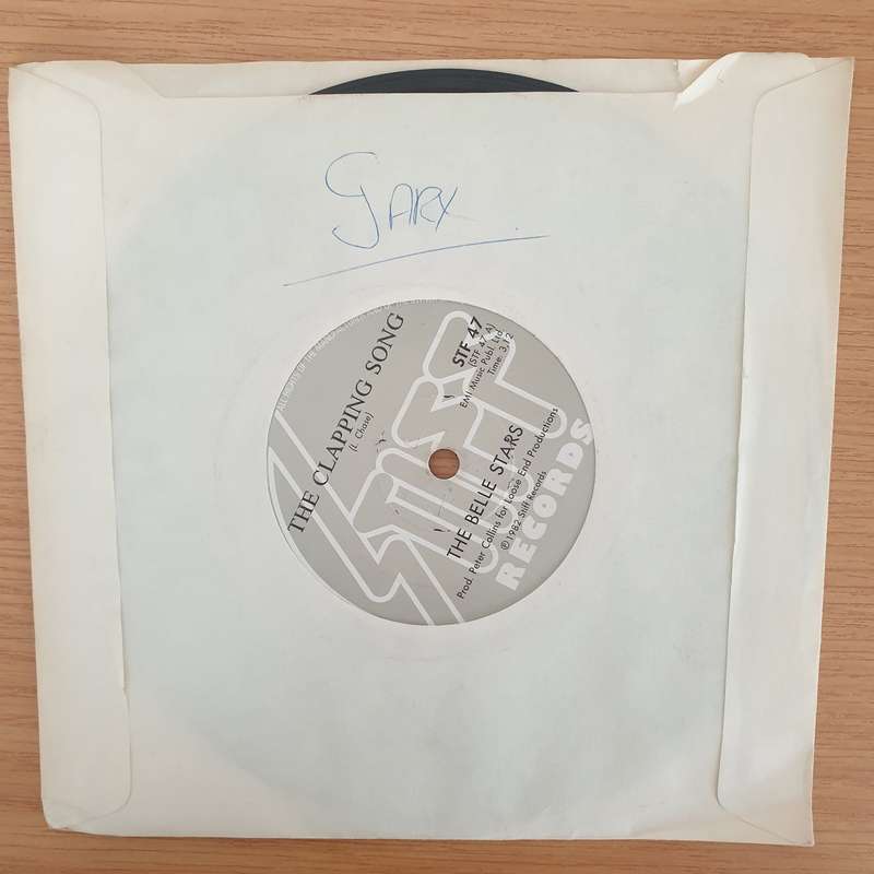 The Belle Stars  The Clapping Song - Vinyl 7" Record - Very-Good+ Quality (VG+) (verygoodplus7)