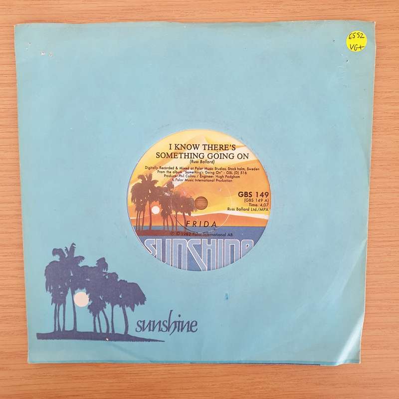 Frida  I Know There's Something Going On - Vinyl 7" Record - Very-Good+ Quality (VG+) (verygoo...