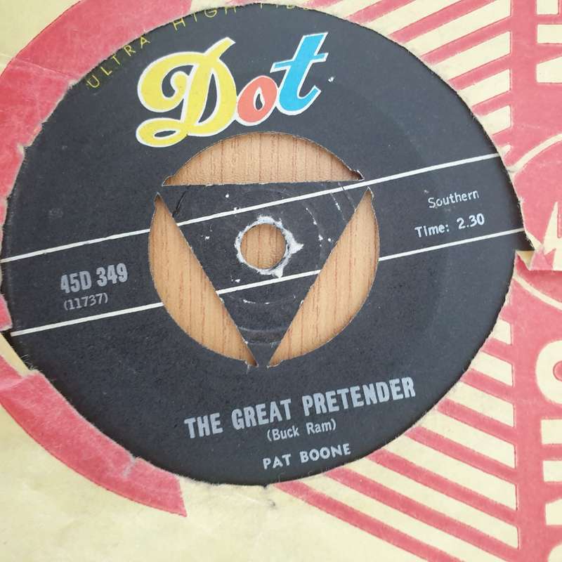 Pat Boone  Send Me The Pillow You Dream On  - Vinyl 7" Record - Good+ Quality (G+) (gplus7)