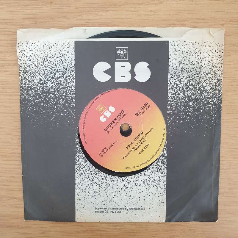 Paul Young  Wherever I Lay My Hat - Vinyl 7" Record - Very-Good+ Quality (VG+) (verygoodplus)