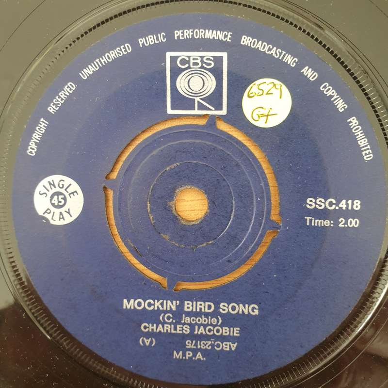 Charles Jacobie  Mockin' Bird Song  - Vinyl 7" Record - Good+ Quality (G+) (gplus7)