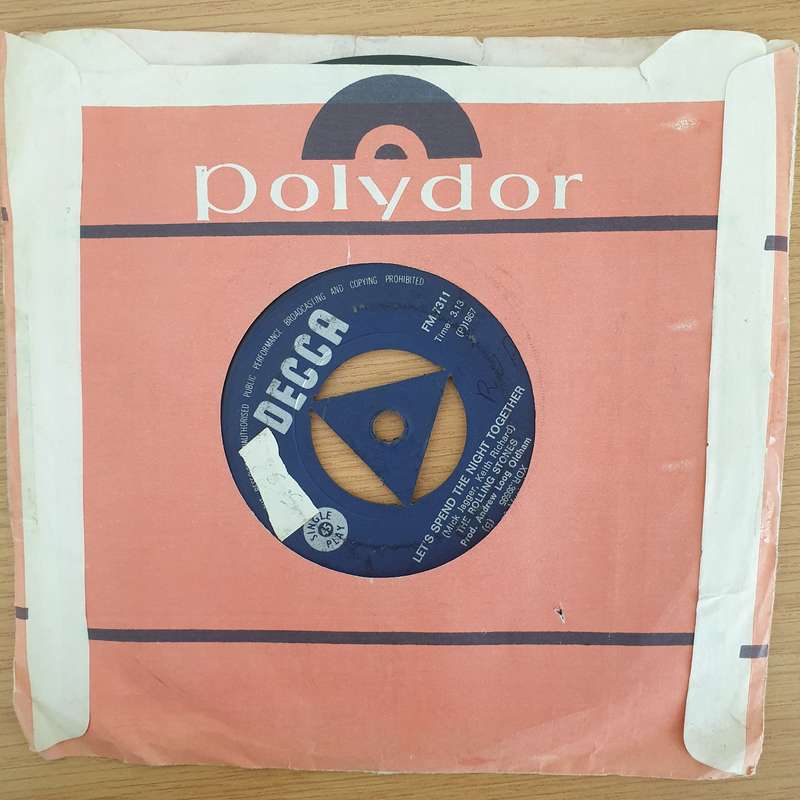 The Rolling Stones  Ruby Tuesday  - Vinyl 7" Record - Good+ Quality (G+) (gplus7)