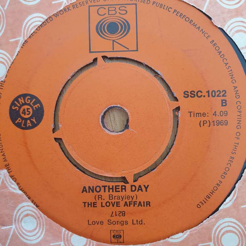 The Love Affair  Bringing On Back The Good Times - Vinyl 7" Record - Very-Good+ Quality (VG+) ...