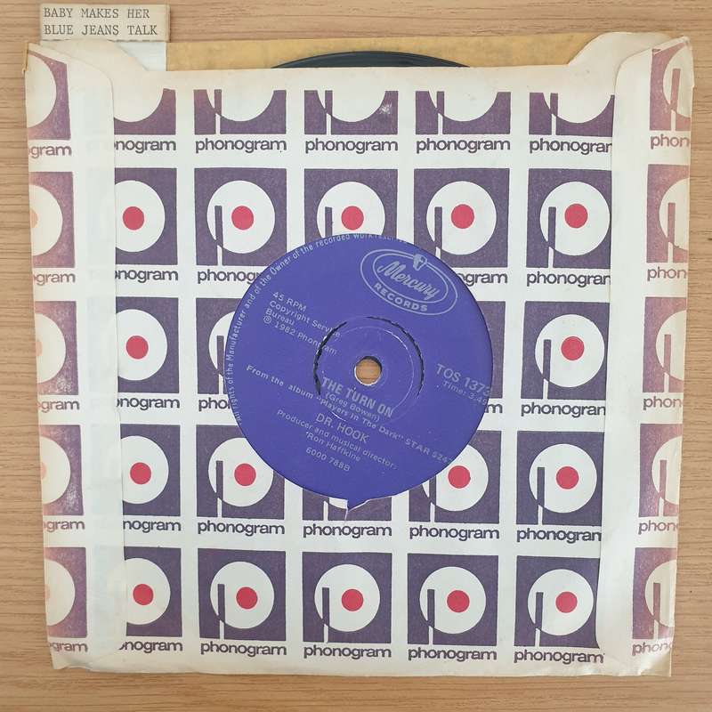 Dr. Hook  Baby Makes Her Blue Jeans Talk - Vinyl 7" Record - Very-Good+ Quality (VG+)