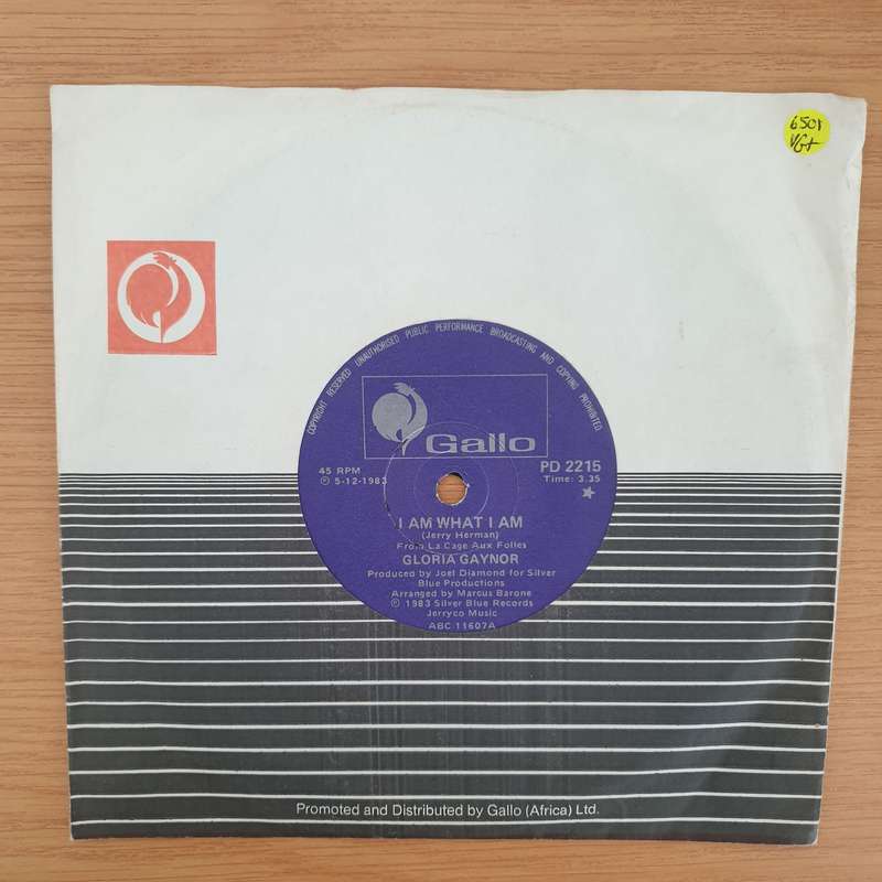 Gloria Gaynor  I Am What I Am - Vinyl 7" Record - Very-Good+ Quality (VG+)