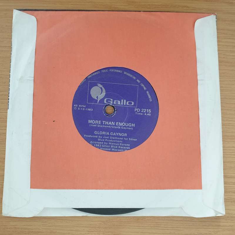 Gloria Gaynor  I Am What I Am - Vinyl 7" Record - Very-Good+ Quality (VG+)