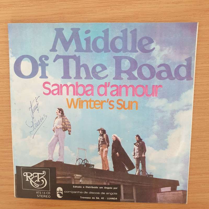 Middle Of The Road  Samba D'Amour (Angola) - Vinyl 7" Record - Very-Good+ Quality (VG+) (veryg...