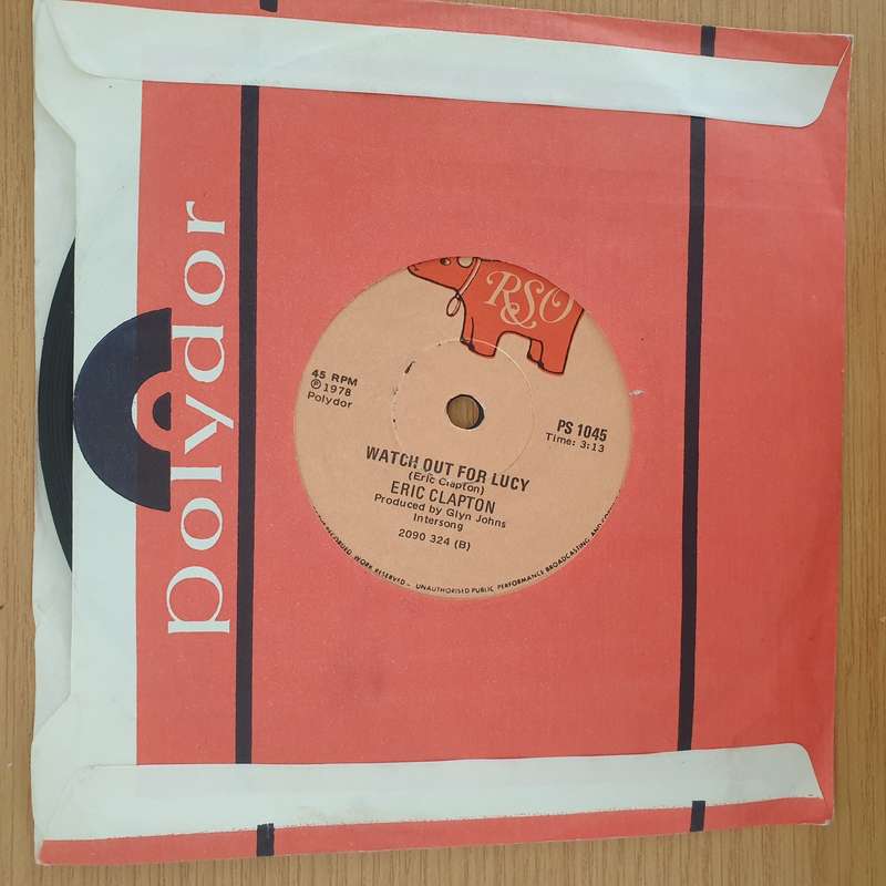 Eric Clapton  Promises - Vinyl 7" Record - Very-Good+ Quality (VG+) (verygoodplus7)