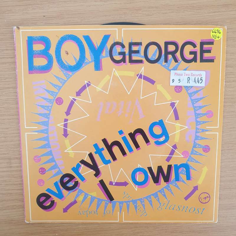 Boy George  Everything I Own - Vinyl 7" Record - Very-Good+ Quality (VG+)
