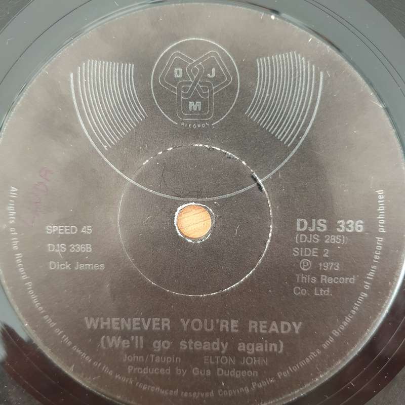 Elton John  Goodbye Yellow Brick Road - Vinyl 7" Record - Very-Good+ Quality (VG+) (verygoodpl...