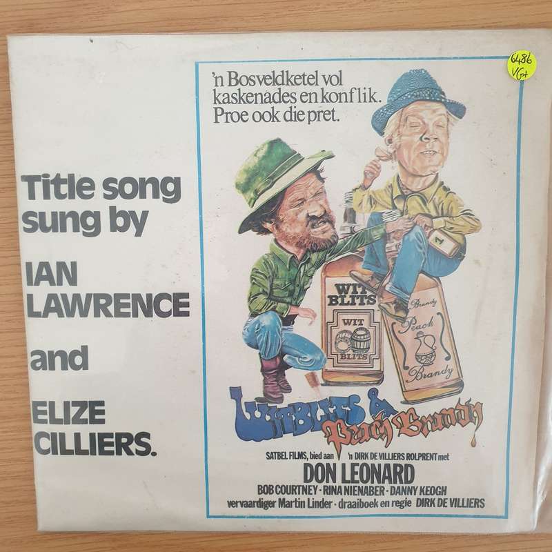 Witblits & Peach Brandy - Ian Lawrence and Elize Cilliers - Vinyl 7" Record - Very-Good+ Quality ...