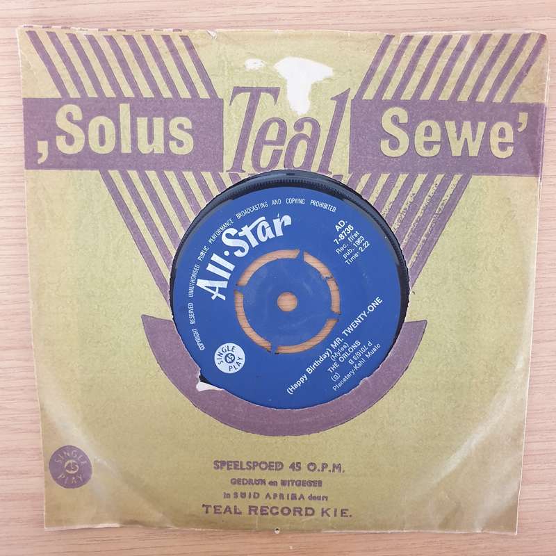 The Orlons  Don't Hang Up / (Happy Birthday) Mr. Twenty-One - Vinyl 7" Record - Very-Good+ Qua...
