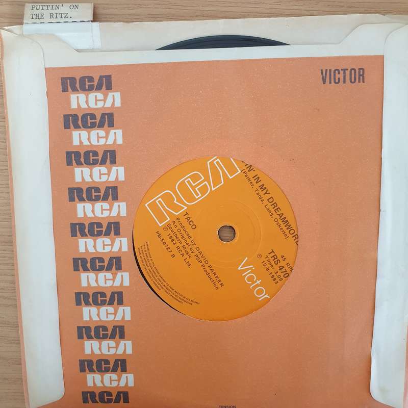 Taco  Puttin' On The Ritz - Vinyl 7" Record - Very-Good+ Quality (VG+) (verygoodplus)