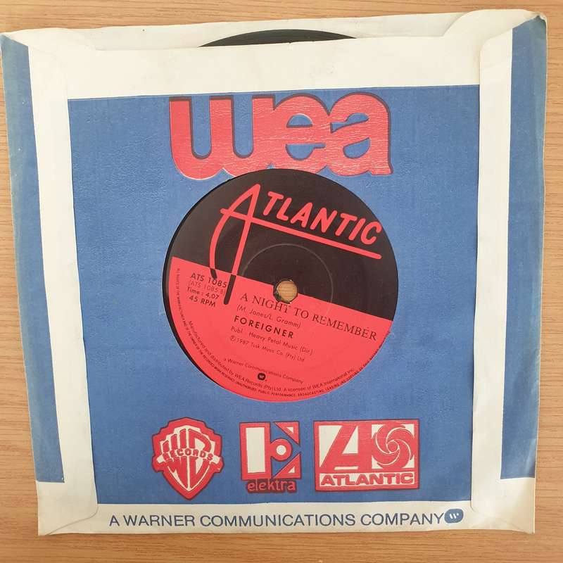 Foreigner  Say You Will - Vinyl 7" Record - Very-Good+ Quality (VG+) (verygoodplus7)