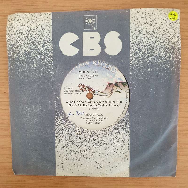 Beanstalk  What You Gonna Do When The Reggae Breaks Your Heart - Vinyl 7" Record - Very-Good+ ...