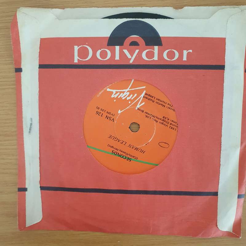The Human League  Don't You Want Me / Seconds - Vinyl 7" Record - Very-Good+ Quality (VG+) (ve...