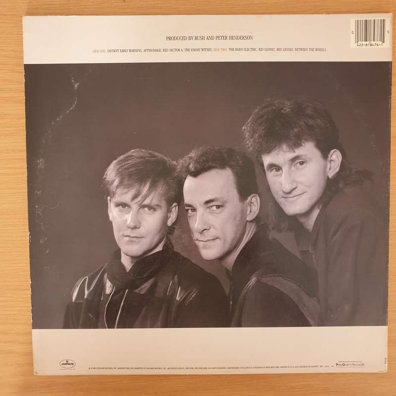 Rush  Grace Under Pressure (with lyrics sleeve) - Vinyl LP Record - Very-Good+ Quality (VG+) (...