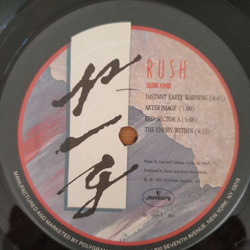Rush  Grace Under Pressure (with lyrics sleeve) - Vinyl LP Record - Very-Good+ Quality (VG+) (...