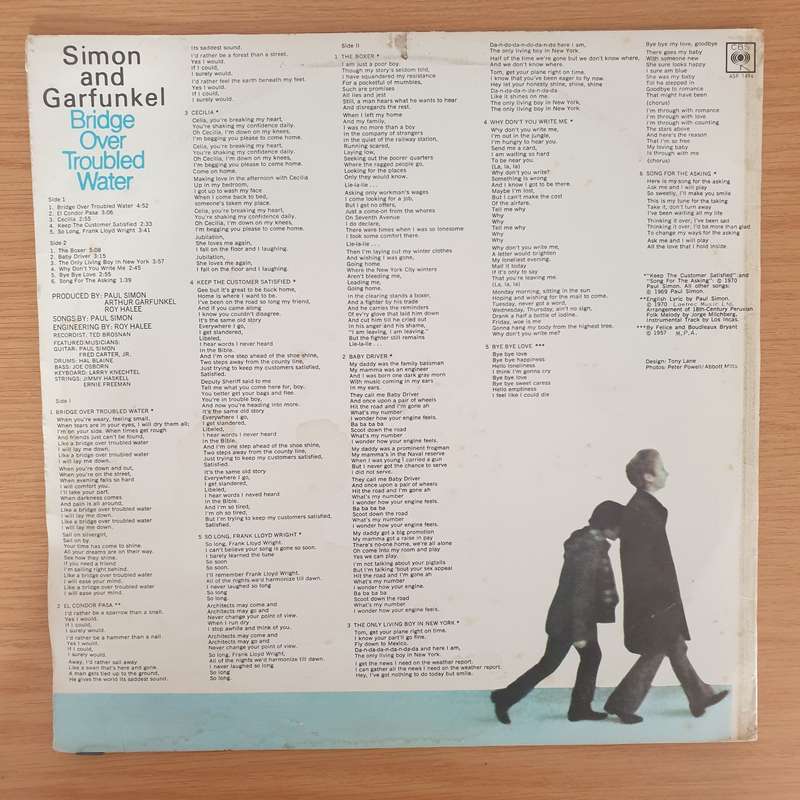 Simon And Garfunkel  Bridge Over Troubled Water (ASF) - Vinyl LP Record (VG+)