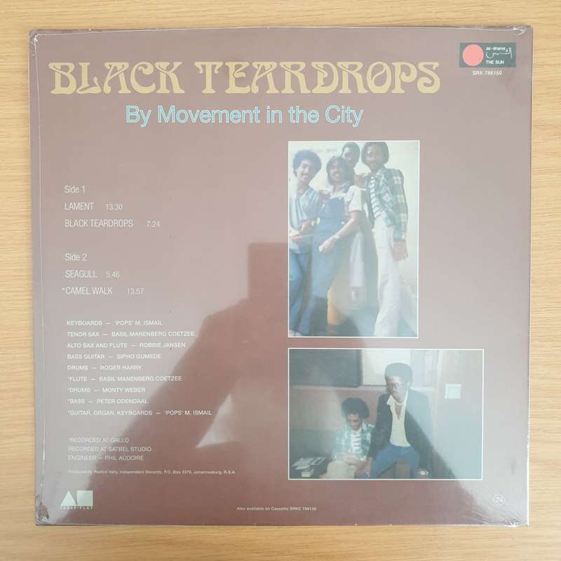 Movement In The City  Black Teardrops -  Vinyl LP Record - Sealed