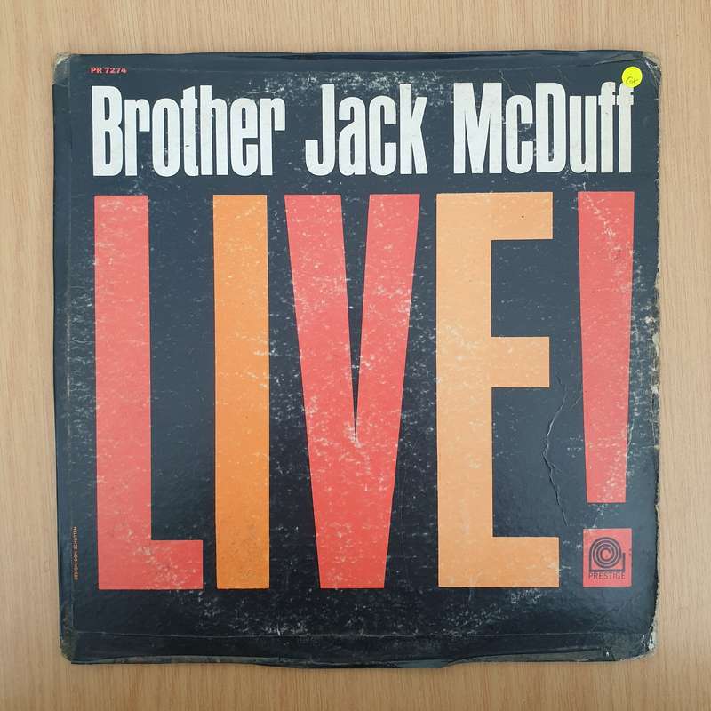 Brother Jack McDuff  Live! - Vinyl LP Record - Good+ Quality (G+) (gplus)