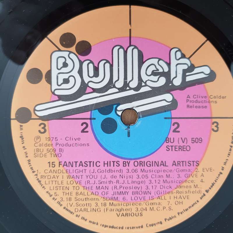 15 Fantastic Hits by the Original Artists (Spider, Richard Jon Smith...) - Various South Africa -...