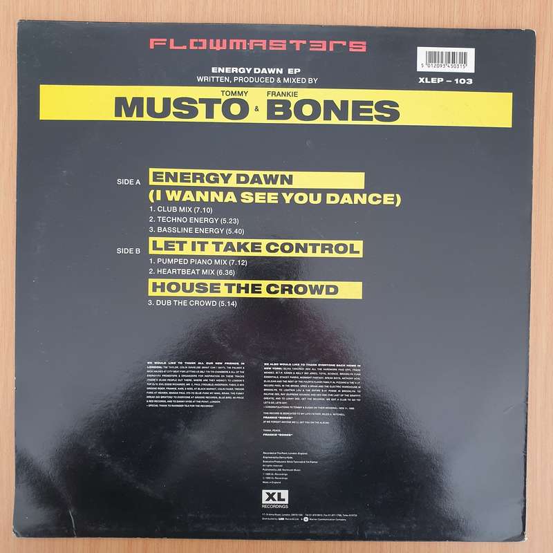 Flowmasters  Energy Dawn EP - Vinyl LP Record - Very-Good+ Quality (VG+)