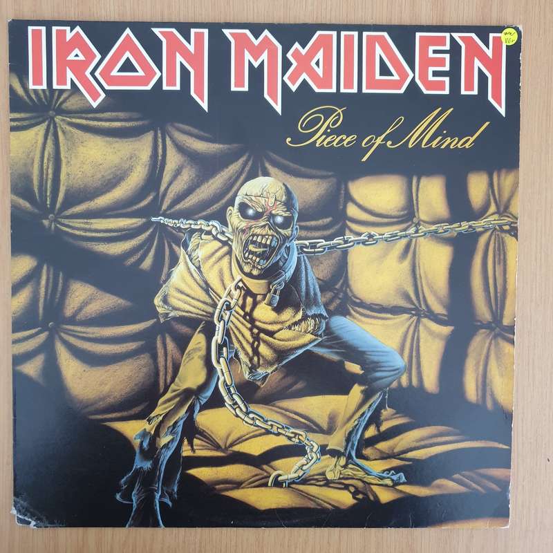 Iron Maiden  Piece Of Mind - Vinyl LP Record - Very-Good+ Quality (VG+)