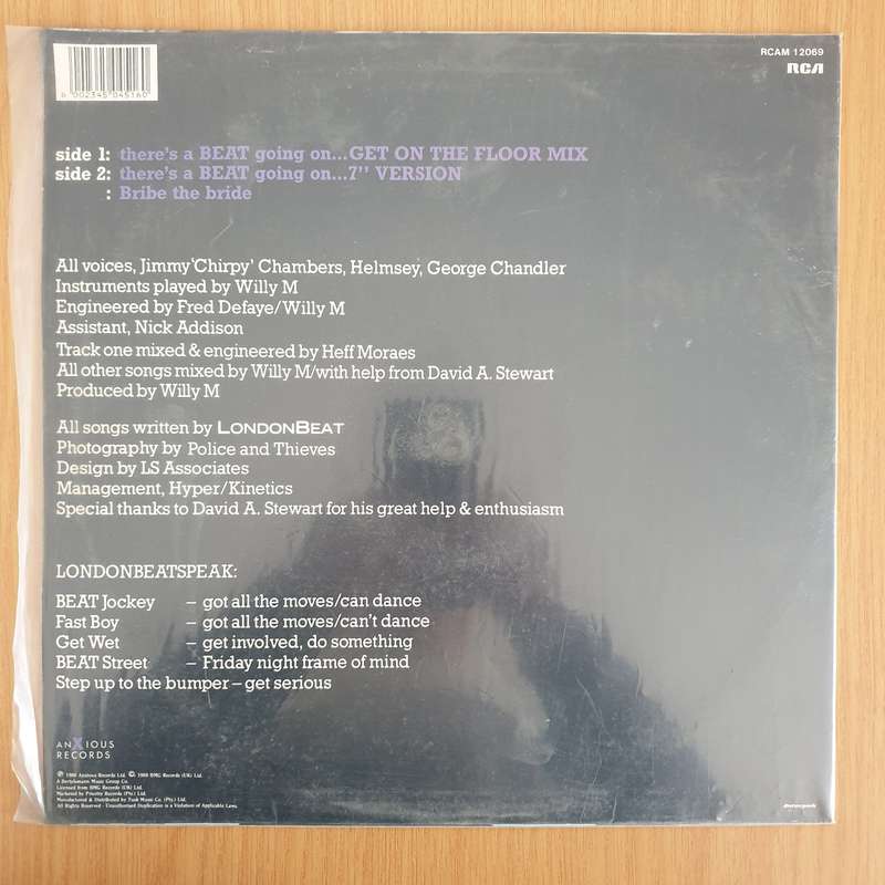 London Beat - there's a beat going on - Get on the floor mix - Vinyl LP Record - Very-Good+ Quali...