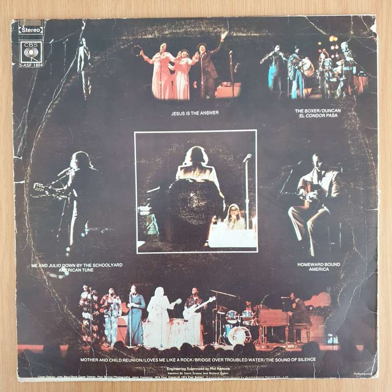 Paul Simon  Live Rhymin' with Urubamba and the Jessy Dixon Singers - Vinyl LP Record (VG) (...
