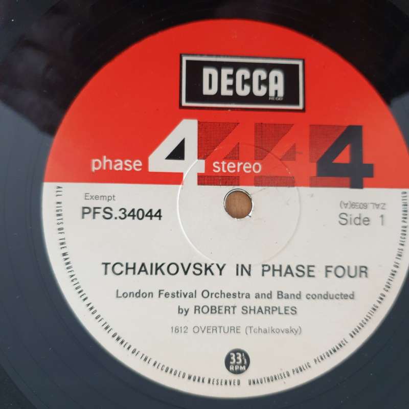 Tchaikovsky - London Festival Orchestra, Robert Sharples  Tchaikovsky In Phase Four - Vinyl LP...