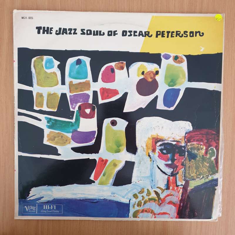 Oscar Peterson  The Jazz Soul Of Oscar Peterson - Vinyl LP Record - Very-Good+ Quality (VG+)