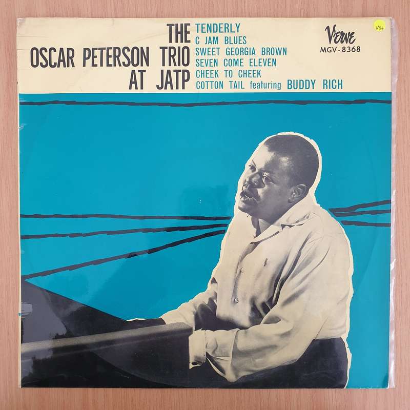 The Oscar Peterson Trio  At JATP - Vinyl LP Record - Very-Good+ Quality (VG+)