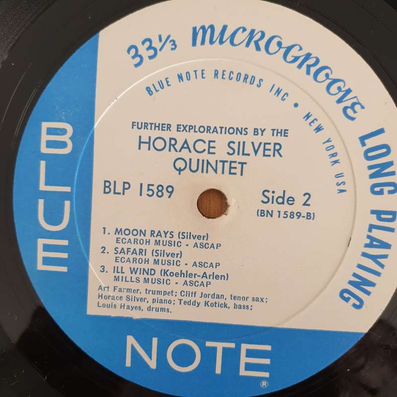 The Horace Silver Quintet  Further Explorations - Vinyl LP Record - Very-Good+ Quality (VG+)