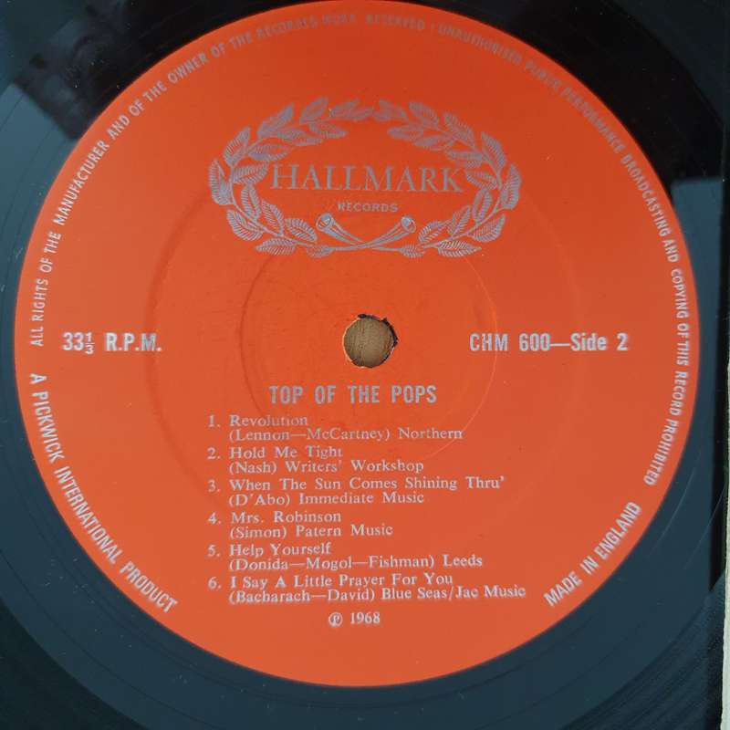 Top Of the Pops - Vinyl LP Record - Very-Good Quality (VG)  (verry)