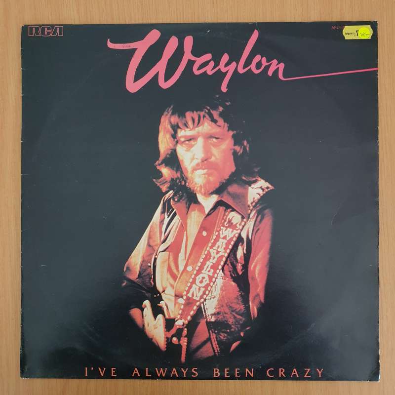 Waylon Jennings  I've Always Been Crazy - Vinyl LP Record - Very-Good+ Quality (VG+) (veryg...