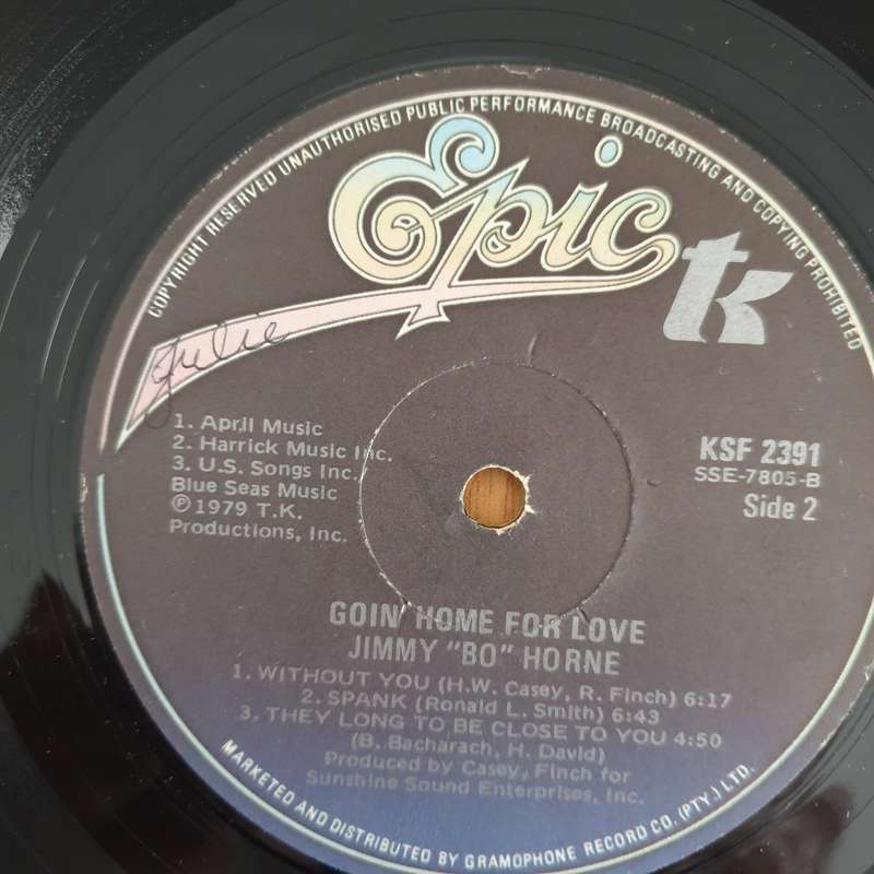 Jimmy "Bo" Horne  Goin' Home For Love  - Vinyl LP Record - Very-Good- Quality (VG-) (minus)