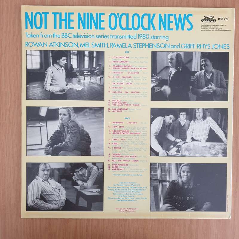 Not The Nine O'Clock News  Hedgehog Sandwich - Vinyl LP Record - Very-Good+ Quality (VG+) (ver...