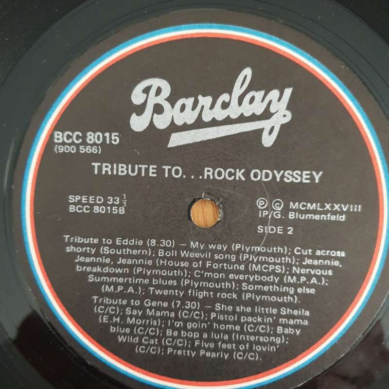 Rock Odyssey  Tribute To... - Vinyl LP Record - Very-Good+ Quality (VG+) (verygoodplus)