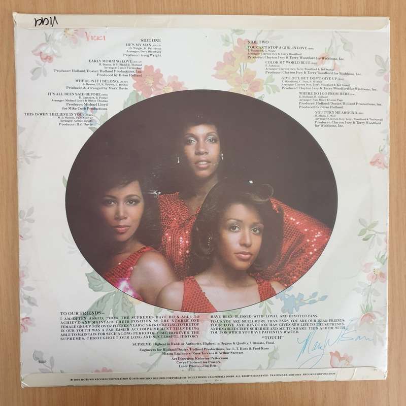The Supremes  The Supremes - Vinyl LP Record - Very-Good+ Quality (VG+) (verygoodplus)