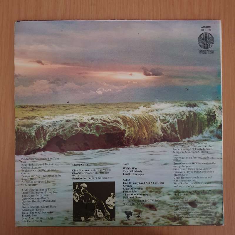 Magna Carta  Lord Of The Ages  - Vinyl LP Record - Very-Good- Quality (VG-) (minus)